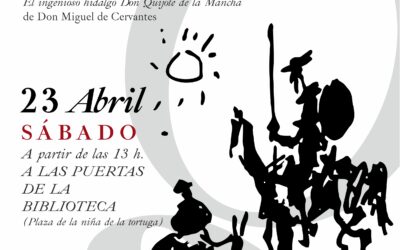 23 abril |  Lectura pública El Quijote en Plaza niña de la tortuga
